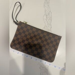Louis Vuitton Damier Ebene Neverfull PM pouch